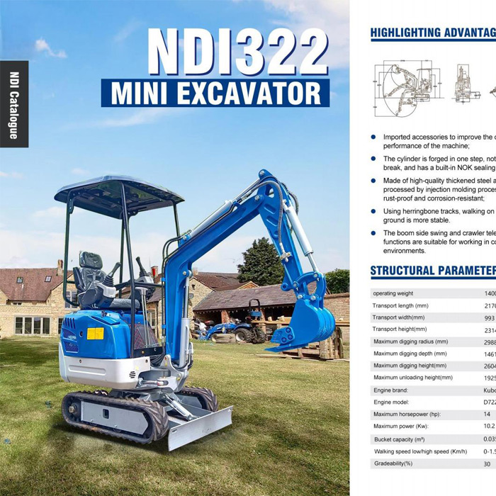 NDI322 MINI EXCAVATOR