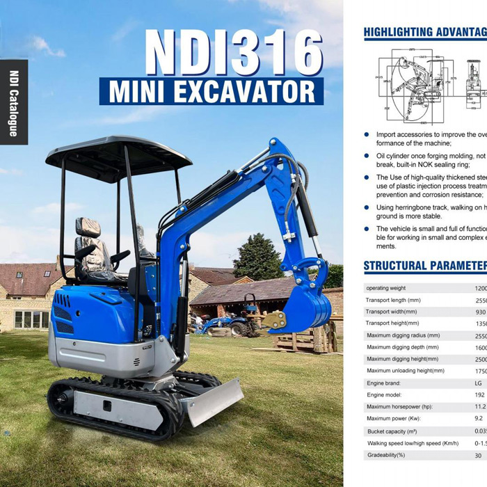 NDI316 MINI EXCAVATOR