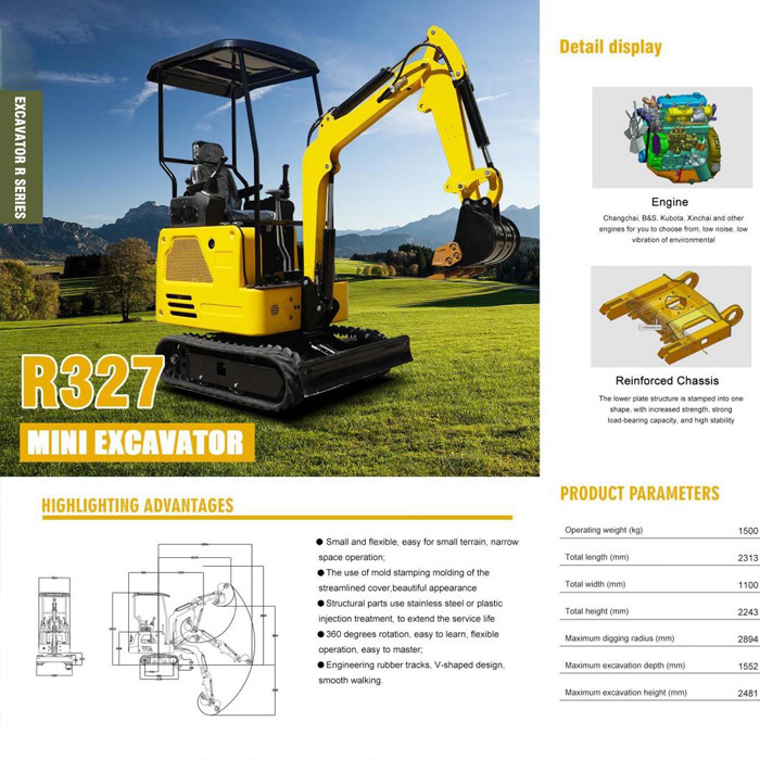 R327 MINI EXCAVATOR