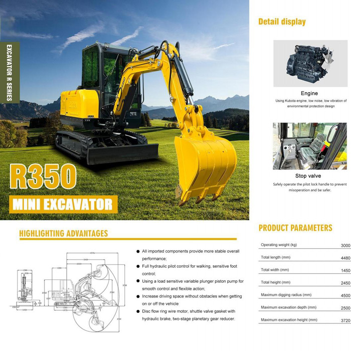 R350 MINI EXCAVATOR