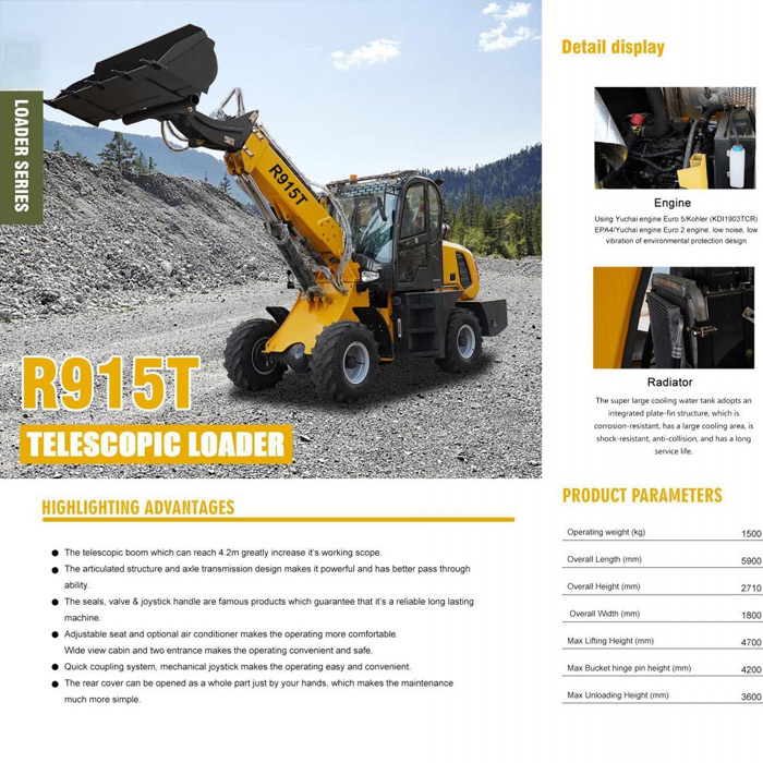 R915T TELESCOPIC LOADER