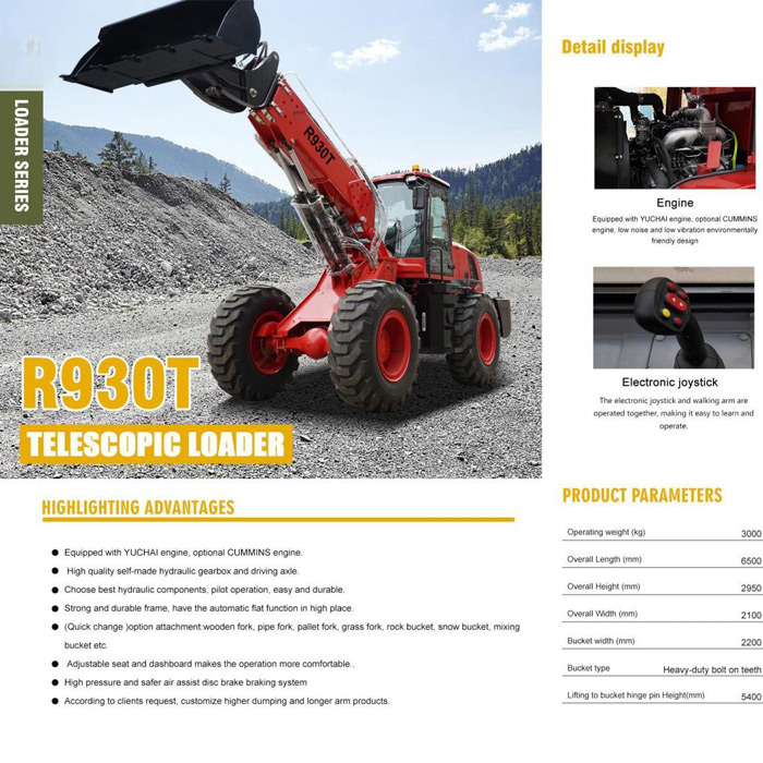 R930T TELESCOPIC LOADER