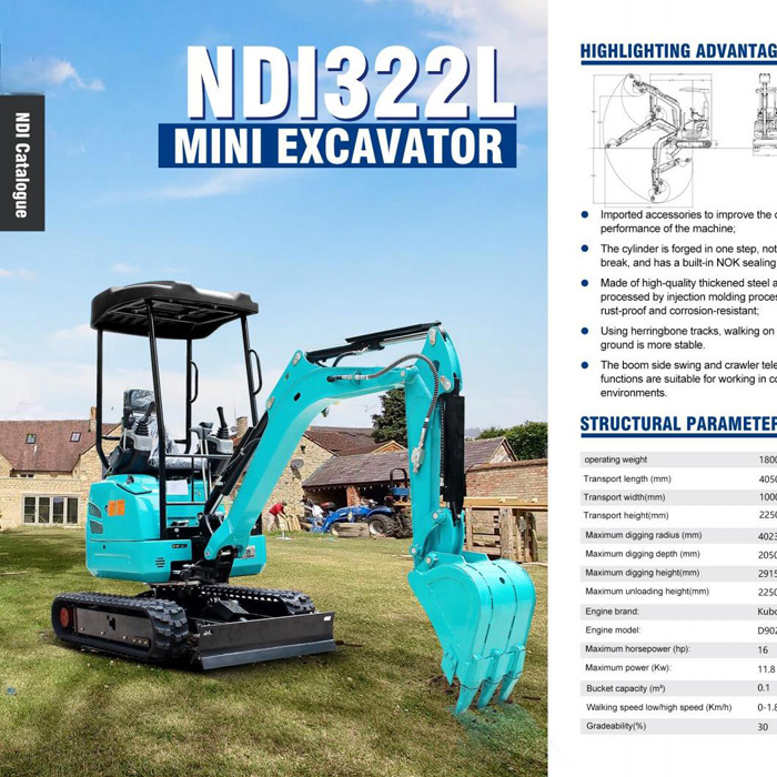 NDI322L MINI EXCAVATOR