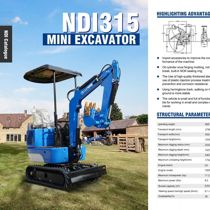 NDI315 MINI EXCAVATOR