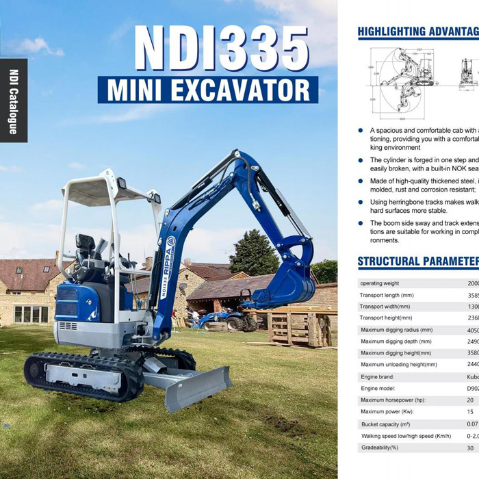 NDI335 MINI EXCAVATOR