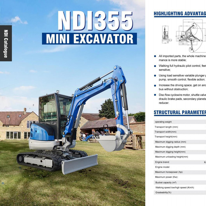 NDI355 MINI EXCAVATOR