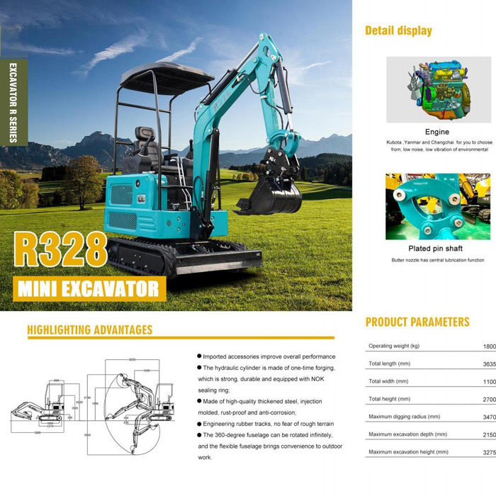 R328 MINI EXCAVATOR