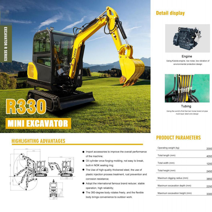 R330 MINI EXCAVATOR