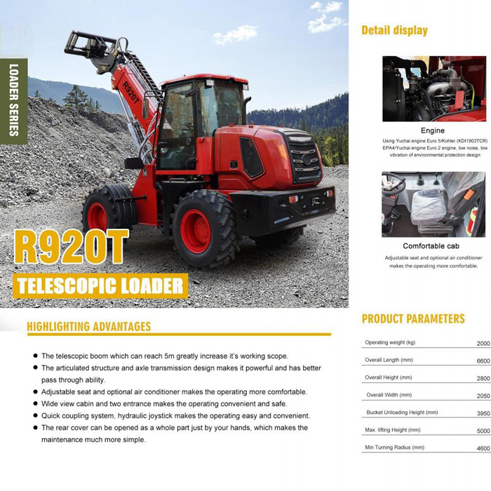 R920T TELESCOPIC LOADER