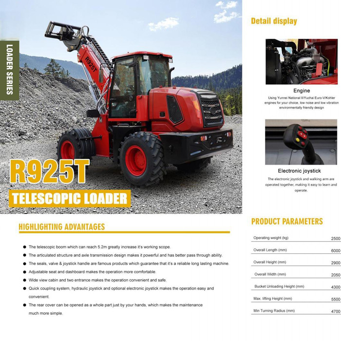 R925T TELESCOPIC LOADER