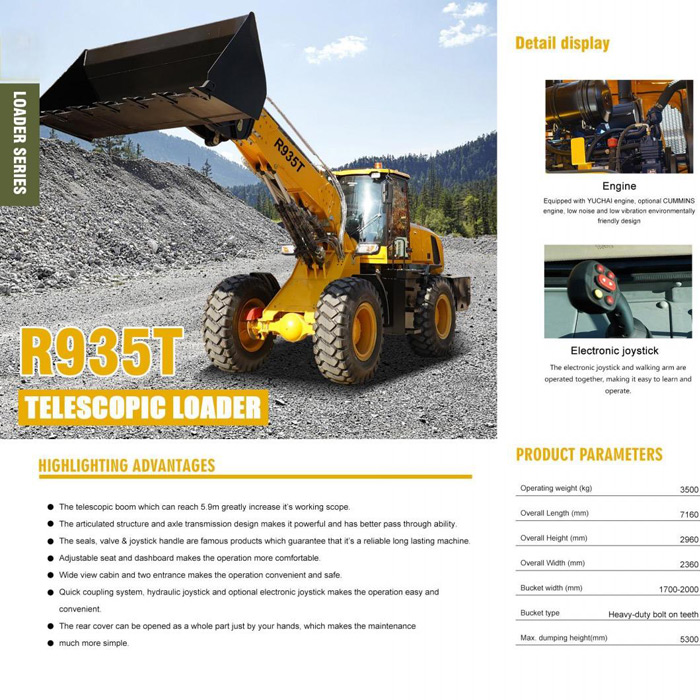 R935T TELESCOPIC LOADER